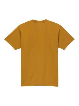 T-Shirt Vans Gewebt Patch Gelb für Herren
