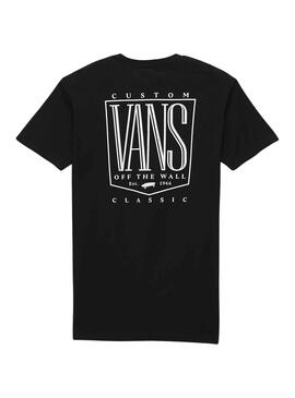 T-Shirt Vans Original Tall Typ Schwarz für Herren