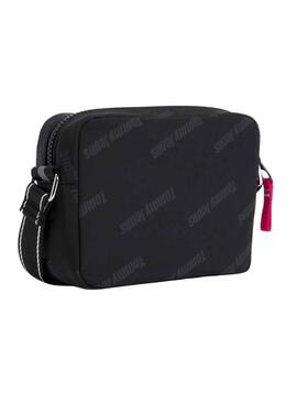 Handtasche Tommy Jeans Umhängetasche Skater Logos Schwarz