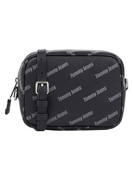 Handtasche Tommy Jeans Muss Camera Print Schwarz Damen