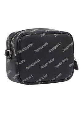 Handtasche Tommy Jeans Muss Camera Print Schwarz Damen