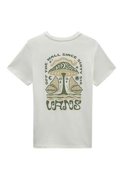 T-Shirt Vans Shroomy Experience Weiss Damen