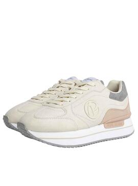 Sneakers Pepe Jeans Rusper Minimal Beige Damen