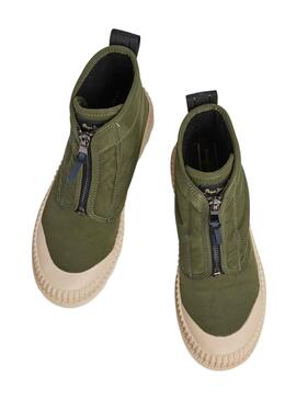 Stiefelette Pepe Jeans Ascot Nyna Grün für Damen