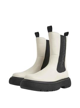 Stiefelettes Pepe Jeans Yoko Chelsea Beige für Damen