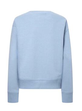 Sweatshirt Pepe Jeans Nanette Blau für Damen