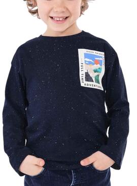 T-Shirt Mayoral Nissen Marineblau für Junge