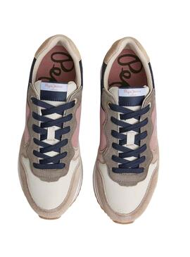 Sneakers Pepe Jeans Rusper Queen Rosa für Damen