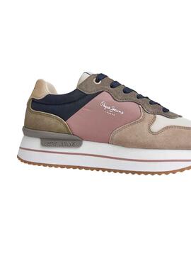 Sneakers Pepe Jeans Rusper Queen Rosa für Damen