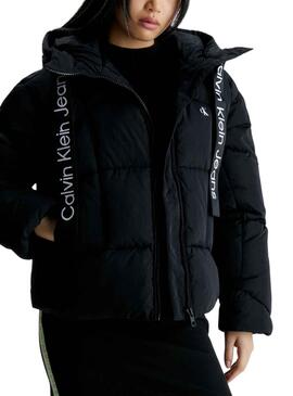 Jacke Calvin Klein Feders Corta Schwarz Damen