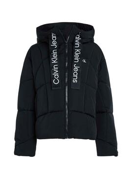 Jacke Calvin Klein Feders Corta Schwarz Damen