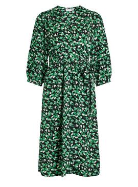 Kleid Vila Vimeda Grün für Damen
