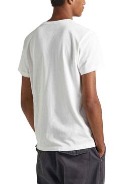 T-Shirt Pepe Jeans Wido Weiss für Herren