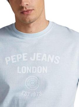 T-Shirt Pepe Jeans Kerman Blau für Herren