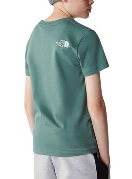 T-Shirt The North Face Teen Kuppel Grün Junge