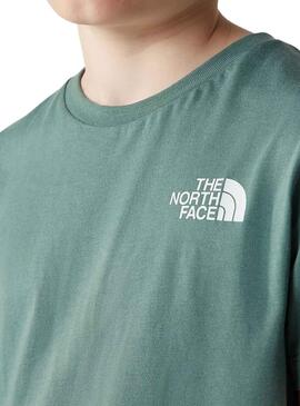 T-Shirt The North Face Teen Kuppel Grün Junge