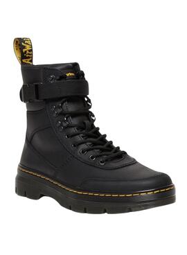 Stiefelettes Dr Martens Combs Tech Leder Schwarz für Herren