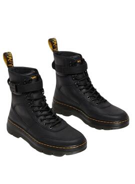 Stiefelettes Dr Martens Combs Tech Leder Schwarz für Herren