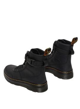 Stiefelettes Dr Martens Combs Tech Leder Schwarz für Herren