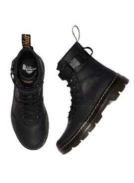 Stiefelettes Dr Martens Combs Tech Leder Schwarz für Herren