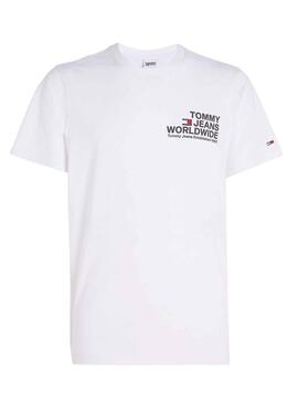 T-Shirt Tommy Jeans Entry Konzert Weiss Herren