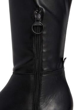 Stiefelettes Tommy Jeans Over The Knie Schwarz Damen
