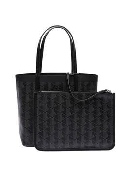 Handtasche Lacoste Zely Shopping Bag Schwarz für Damen