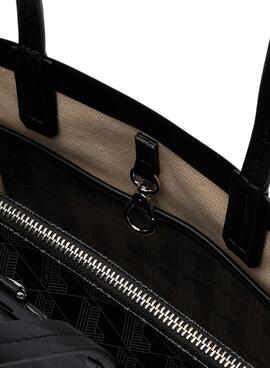 Handtasche Lacoste Zely Shopping Bag Schwarz für Damen