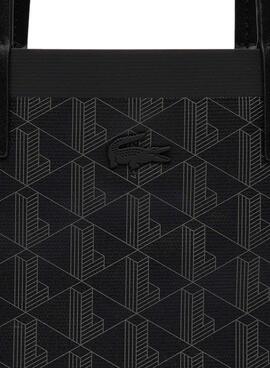 Handtasche Lacoste Zely Shopping Bag Schwarz für Damen