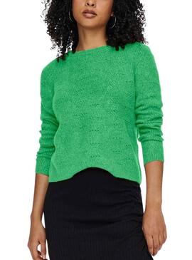 Pullover Only Lolli Grün für Damen