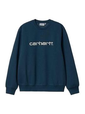 Sweatshirt Carhartt Sweat Squid Blau für Herren