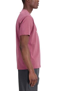 T-Shirt New Balance Essvartee Rosa für Herren