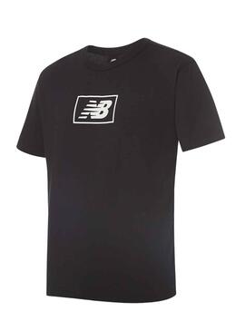 T-Shirt New Balance Essentials Logo Schwarz Herren