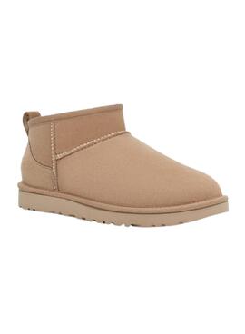 Stiefelettes UGG Classic Ultra Mini Sand Beige für Damen