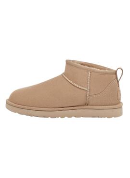 Stiefelettes UGG Classic Ultra Mini Sand Beige für Damen