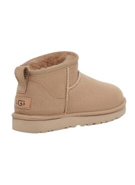 Stiefelettes UGG Classic Ultra Mini Sand Beige für Damen