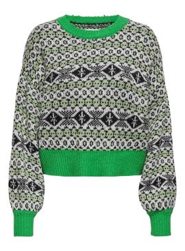 Pullover Only Dea Grün für Damen