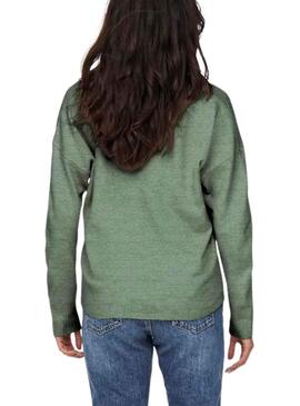 Pullover Only Rica Life Vneck Grün für Damen