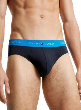 Pack 3 Slips Tommy Hilfiger Slip Marineblau Herren