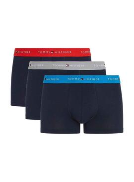 Pack 3 Boxer Tomm Hilfiger Trunk Blau Herren