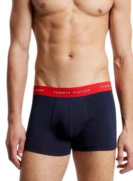 Pack 3 Boxer Tomm Hilfiger Trunk Blau Herren