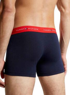 Pack 3 Boxer Tomm Hilfiger Trunk Blau Herren