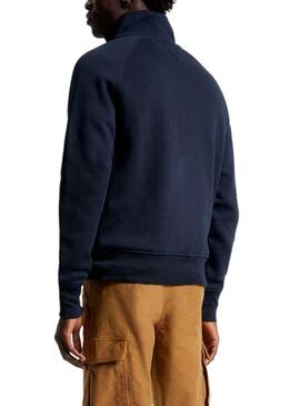 Sweatshirt Tommy Hilfiger Mix Media Marineblau Herren