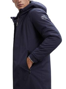 Jacke Ecoalf Pasu Marineblau für Herren