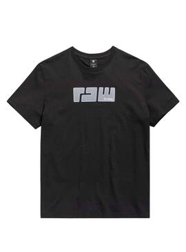 T-Shirt G-Star Raw Filz Schwarz für Herren