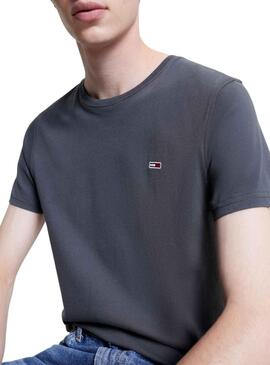 Pack 2 T-Shirts Tommy Jeans Slim Grau für Herren