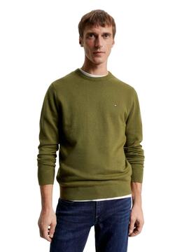 Pullover Tommy Hilfiger Pima Cashmere Grün Herren