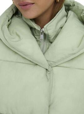 Jacke Only New Sydney Sara Puffer Grün Damen