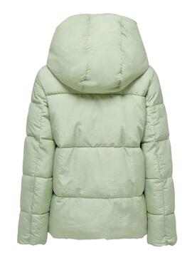 Jacke Only New Sydney Sara Puffer Grün Damen