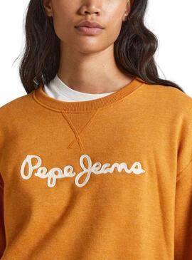 Sweatshirt Pepe Jeans Nanette Gelb für Damen